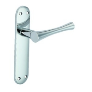 Wickes Bella Latch Handle Polished Chrome Finish