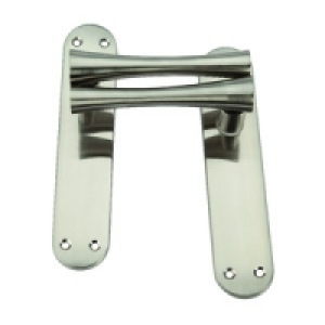 Wickes Bella Latch Handle Satin Nickel Finish £11.59