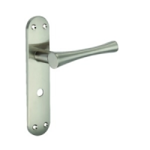 Wickes Bella Bathroom Handle Satin Nickel Finish