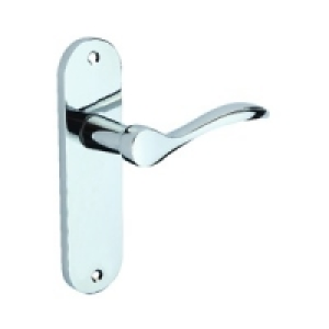 Wickes Elda Latch Handle Polished Chrome Finish