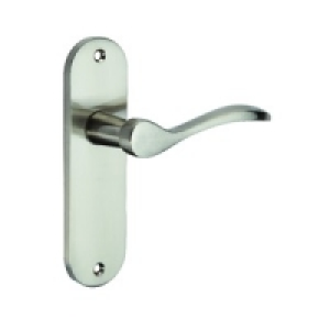 Wickes Elda Latch Handle Satin Nickel Finish £9.19