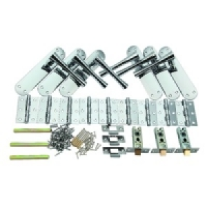 Wickes Bella Latch Handle Set Polished Chrome Finish 3 Pack £27.99