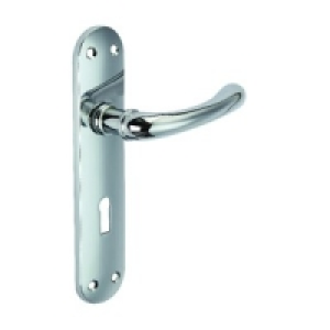 Wickes Gianni Lock Handle Polished Chrome Finish £11.19