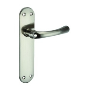 Wickes Gianni Latch Handle Satin Nickel Finish