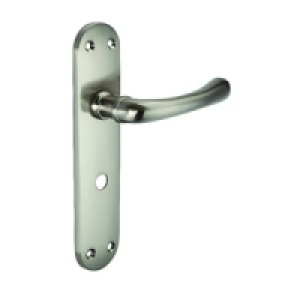 Wickes Gianni Bathroom Handle Satin Nickel Finish £11.99