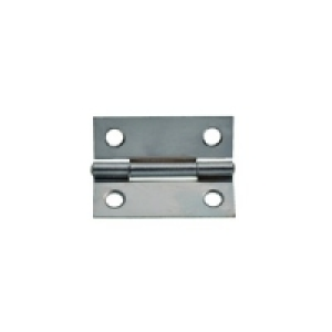 Wickes Butt Hinge Chrome Plated 51mm 20 Pack