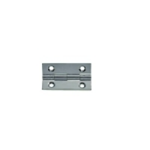 Wickes Butt Hinge Solid Brass Chrome 38mm 2 Pack £2.75