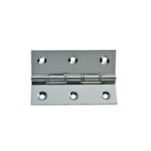 Wickes Phospor Bronze Washered Butt Hinge Polished Chrome 76 £7.49