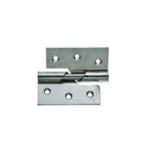 Wickes Rising Butt Hinge Right Hand 76mm Chrome Plated 2 Pac £6.49