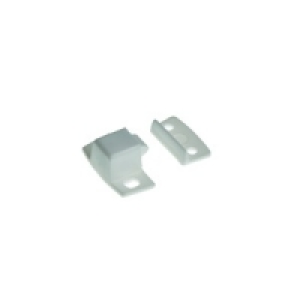 Wickes Plastic Catch Rocker White 28mm 4 Pack &pound;3.99