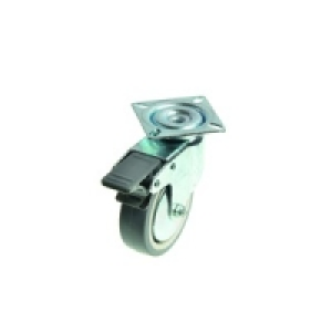 Wickes 75mm Heavy Duty Castor Wheel Swivel Plate with Brakes £16.92