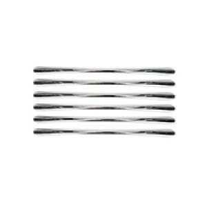Wickes Tapered Bow Handles Polished Chrome Finish 160mm 6 Pa £13.99