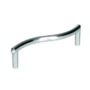 Wickes Wave Handles Brushed Nickel Finish 108mm 6 Pack &pound;9.99