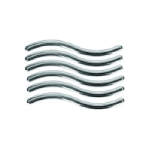Wickes Wave Handles Polished Chrome Finish 108mm 6 Pack £9.99