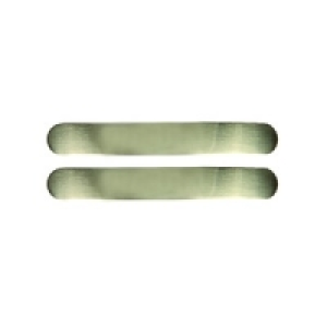Wickes Curved Pull Handles Brushed Nickel Finish 112mm 2 Pac £5.99
