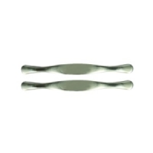 Wickes Flat Bow Handles Brushed Nickel Finish 175mm 2 Pack £4.99