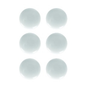 Wickes Ceramic Knobs White 37mm 6 Pack £12.99