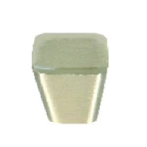 Wickes Tapered Square Knobs Brushed Nickel Finish 30mm 2 Pac £8.99