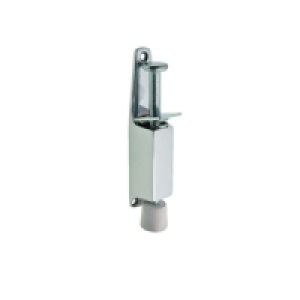 Wickes Door Holder Foot Operated Chrome Finish 130mm &pound;7.99