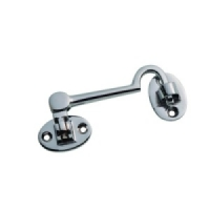 Wickes Cabin Hook Chrome Plated 100mm &pound;2.45