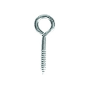 Wickes Screw Eyes Zinc Plated 45mm 10 Pack £2.69