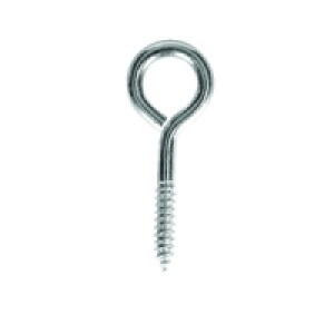 Wickes Screw Eyes Zinc Plated 55mm 10 Pack £3.41