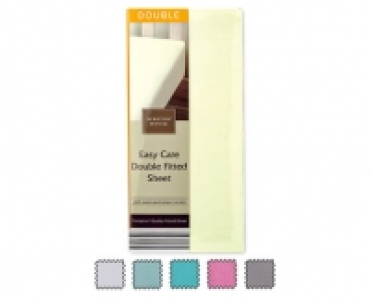 King Easy Care Fitted Sheet £6.49