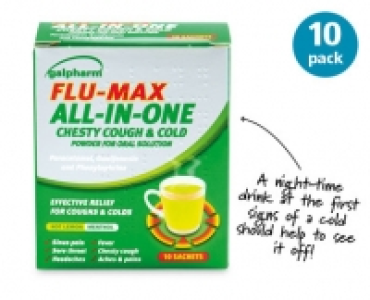 Galpharm Flu-Max All-in-One Chesty Cough and Cold Powder for