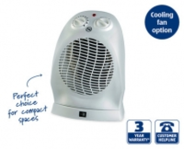 Upright Oscillating Fan Heater