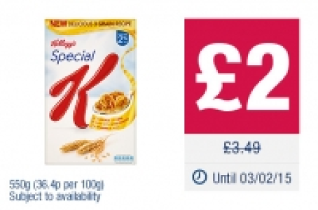 Kelloggs Special K £2.00