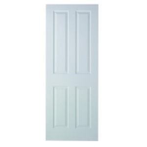 Wickes Stirling Internal Moulded Door White Primed Grained 4 £16.99