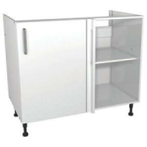 Wickes Houston Corner Base Unit Gloss White 1000mm £59.40