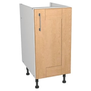 Wickes Tenby Base Unit Real Wood Oak Shaker 400mm £56.00