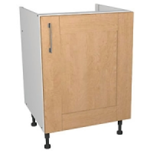 Wickes Tenby Base Unit Real Wood Oak Shaker 600mm £65.10