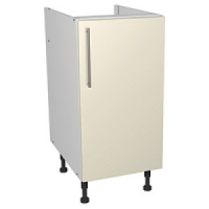 Wickes Costa Rica Base Unit Gloss Cream 400mm