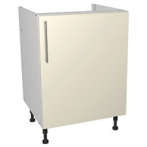 Wickes Costa Rica Base Unit Gloss Cream 600mm
