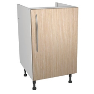 Wickes Galway Base Unit Oak Effect 500mm