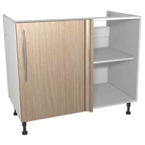 Wickes Galway Corner Base Unit Oak Effect 1000mm