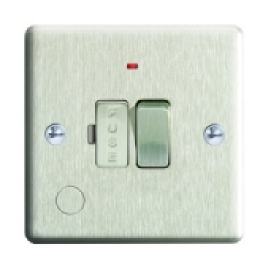 Wickes 13A Switched Fused Socket + LED Screwed Raised Plate