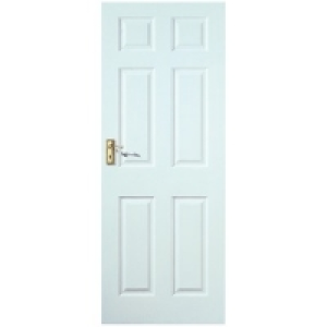Wickes Woburn Internal Fire Door White Smooth Moulded 5 Pane