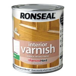 Ronseal Interior Varnish Matt White Ash 750ml