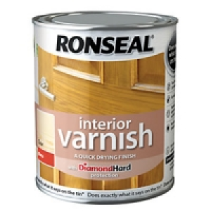 Ronseal Ultra Tough Interior Varnish Clear Gloss 750ml