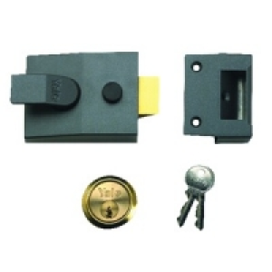 Yale P-89-DMG-PB-60 89 Deadlocking Nightlatch 60mm Grey / Br £34.99
