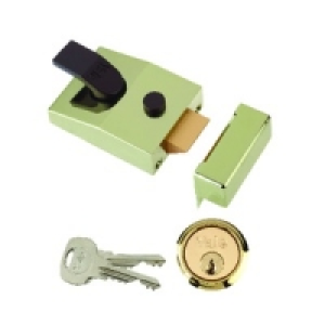 Yale P-89-BLX-PB-60 89 Deadlocking Nightlatch 60mm Brass £29.99