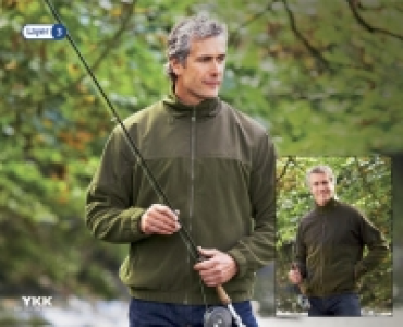Mens Winter Fishing Fleece Jacket