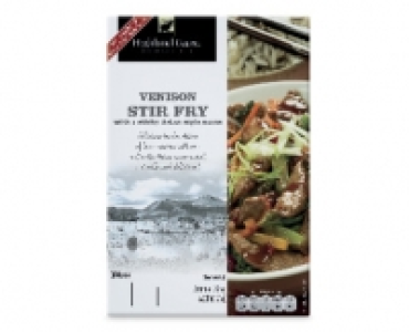 Highland Game Venison Stir Fry with Sticky Asian Sauce