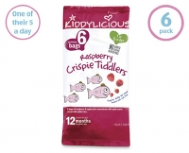 Raspberry Crispie Tiddlers