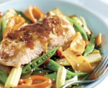 2 Specially Selected Scottish Salmon Fillets with Ginger, Ch £2.99