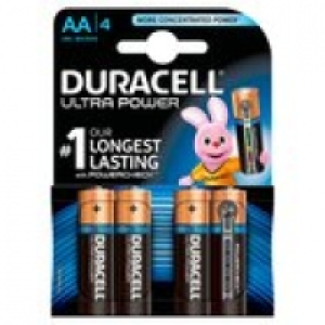 Duracell Ultra Power AA Alkaline Batter &pound;4.65