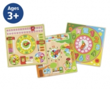 Wooden Calendar/Clock